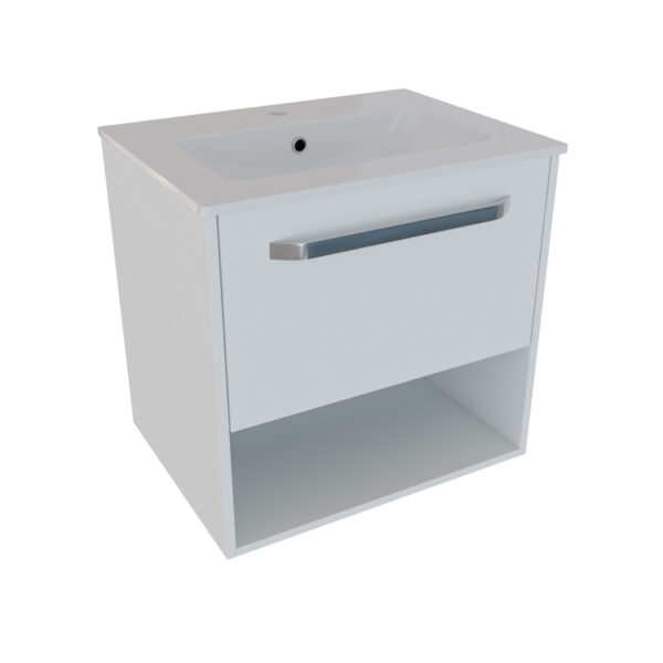 Kupaonski blok Piedra Smart 60 Bijelo mat - Slika 4