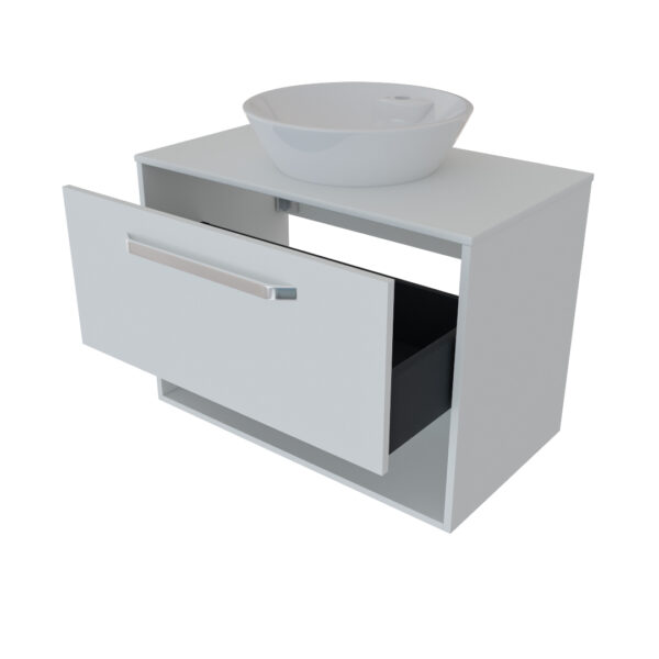 Kupaonski blok Piano Smart 80 Bijelo mat - Slika 6